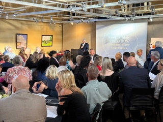 Guests gathered at the Braly Scholarship award dinner